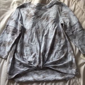 Mudd crochet knot front children’s tee